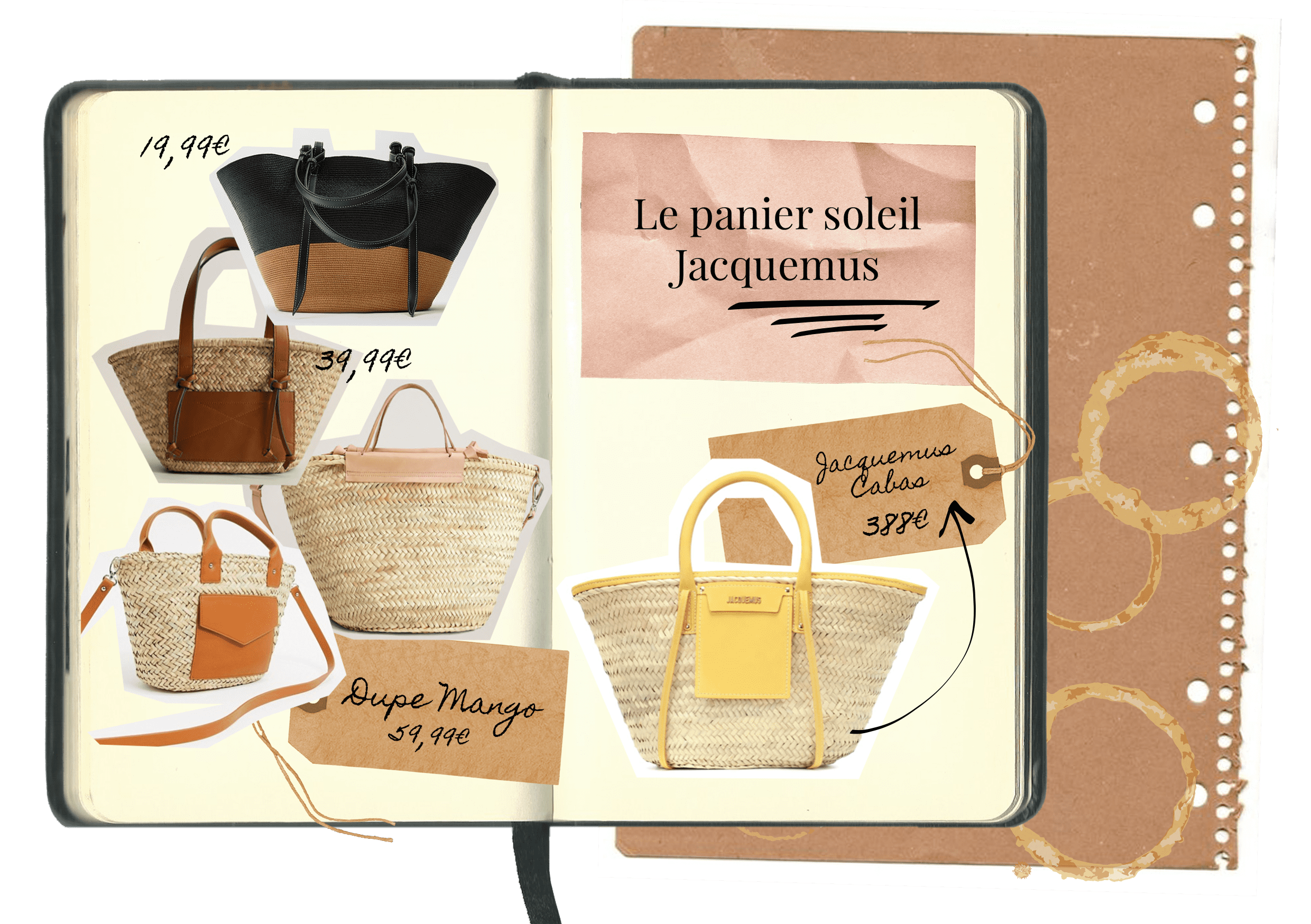 Sac Le panier soleil Jacquemus