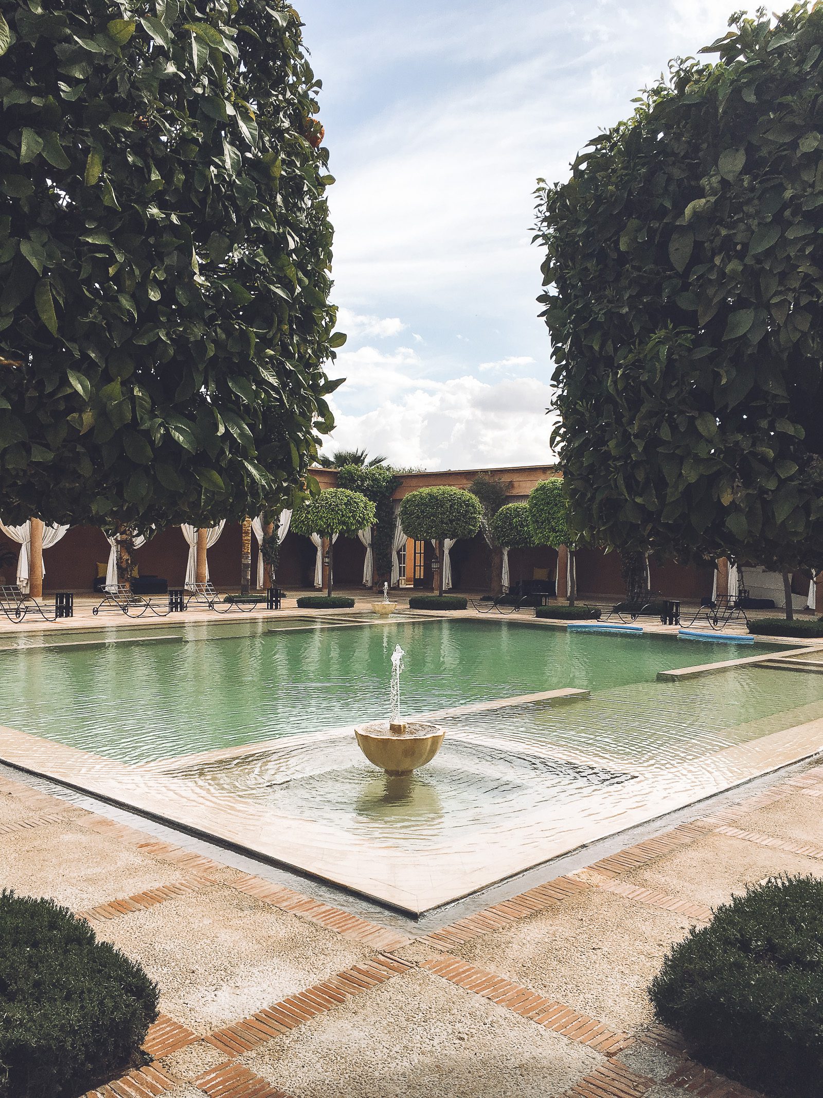 Marrakech location villa jardin