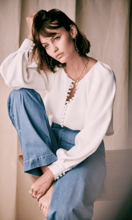 blouse blanche sezane