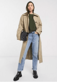 Trench long beige Asos