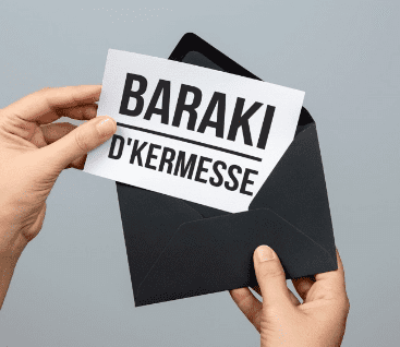 Carte postale Baraki belge une fois