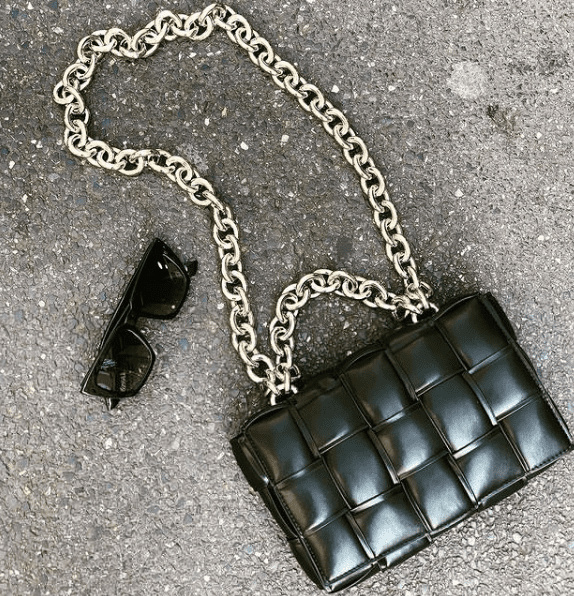 Benetta bag noir avec chaine argentée - My Birdy boutique