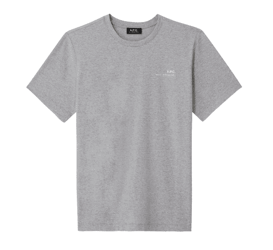 T-shirt gris homme - Apc