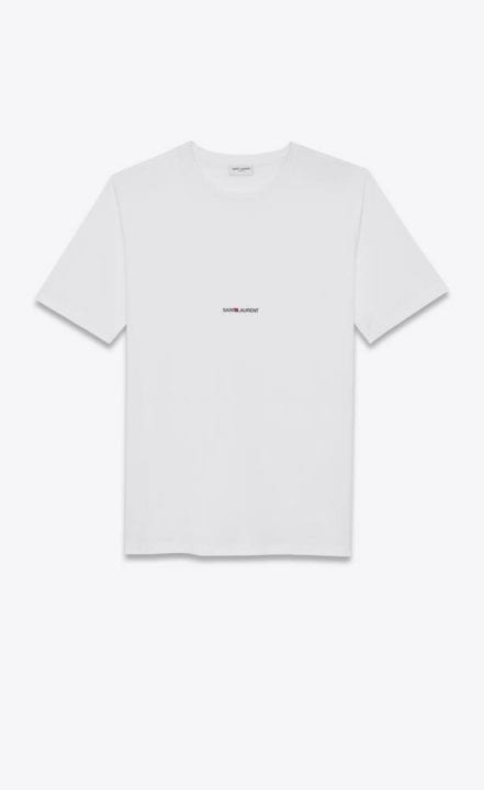 T-shirt blanc Saint Laurent