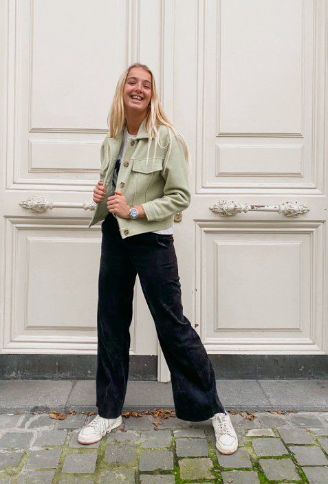 Pantalon noir en velour - We love serious
