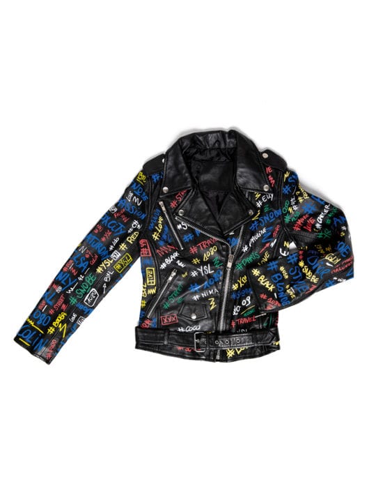 veste en cuir snobe