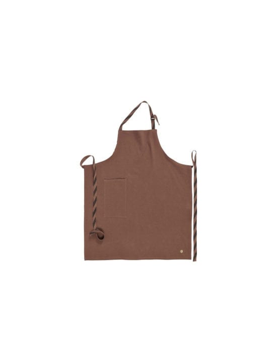 Tablier de cuisine brun - Mieu