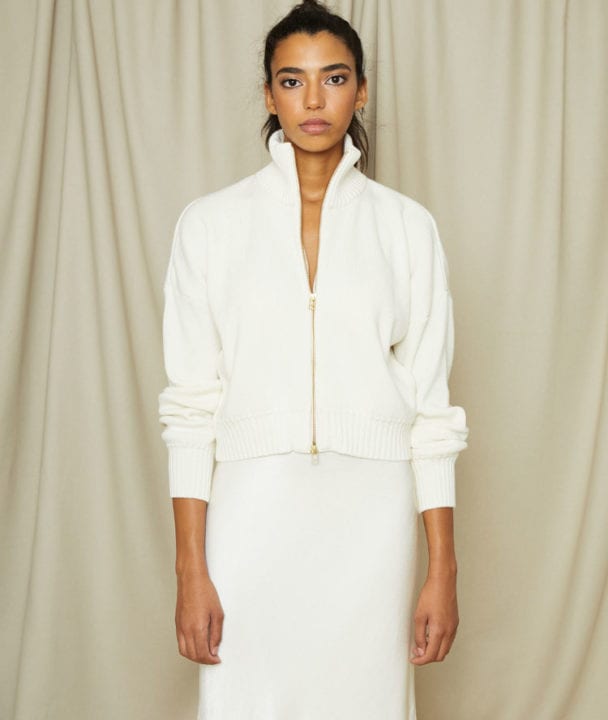 Pull blanc - Valentine Witmeur lab