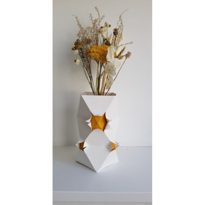 Vase en origami - Kami Light