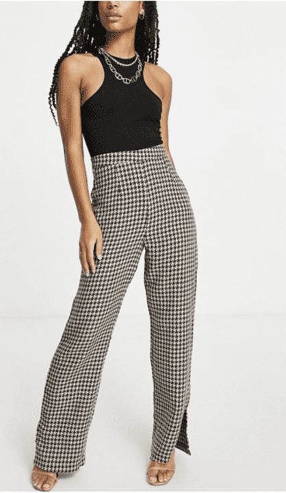 pantalon pied de poule