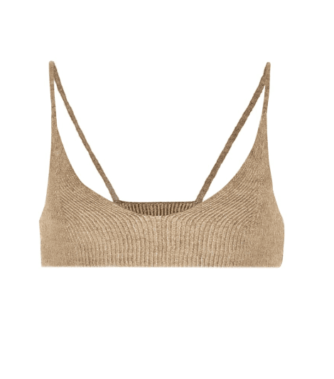 Bralette taupe Jacquemus luxe