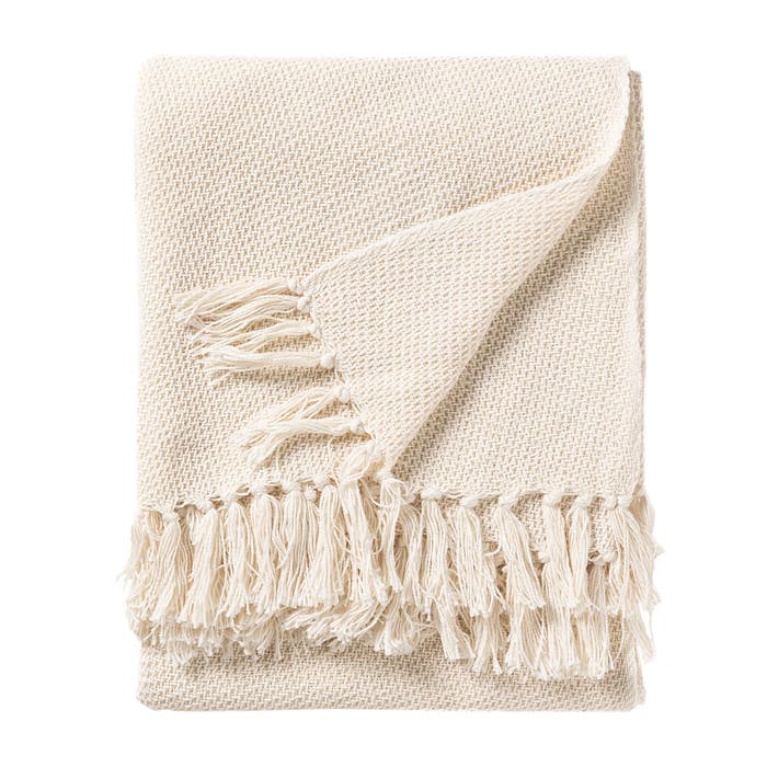 plaid blanc benuta