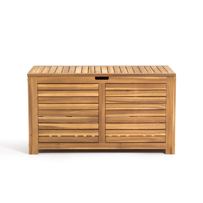 Coffre de rangement en acacia L90 cm - La redoute
