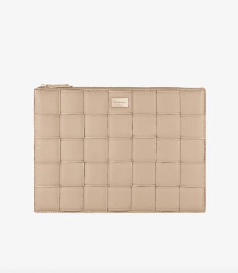 Pochette Macbook 16'' - LIGHT CAMEL - Braided Laptop Sleeve - IDeal Sweden