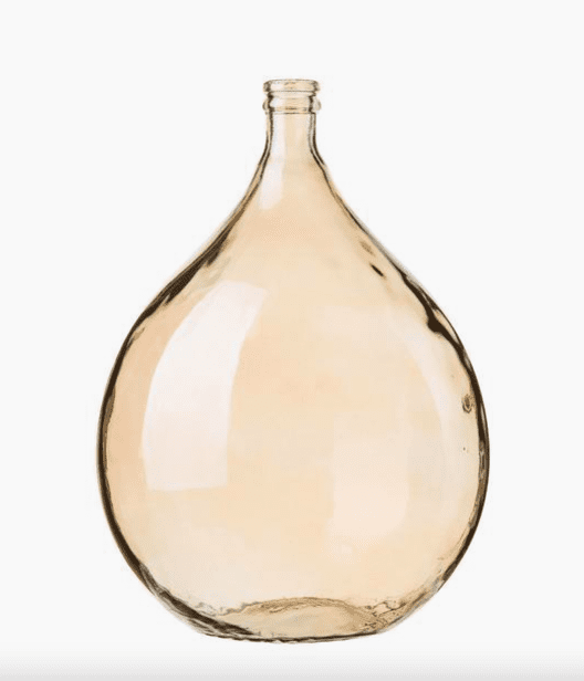 Vase Dame Jeanne verre recyclé Drop