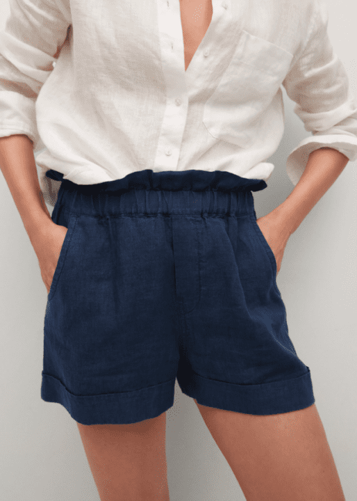 short bleu