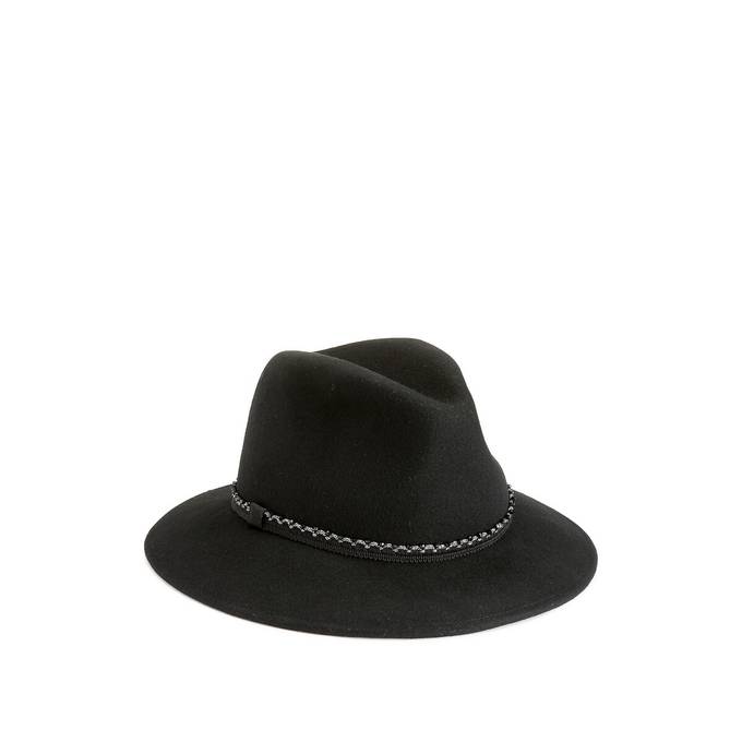chapeau noir borsalino