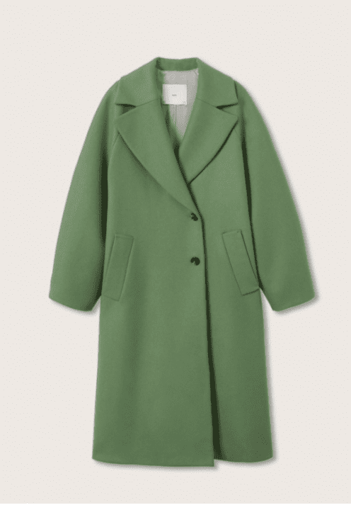 Manteau mango vert