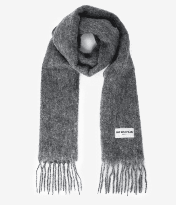 écharpe-maxi-grise-the-kooples