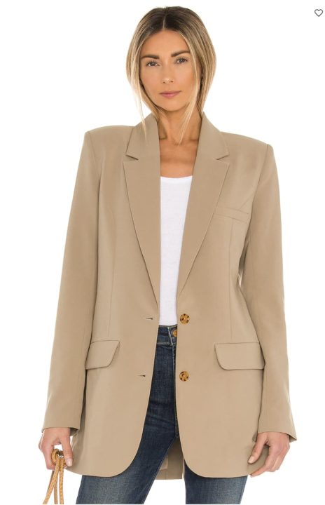 Veste blazer beige Revolve