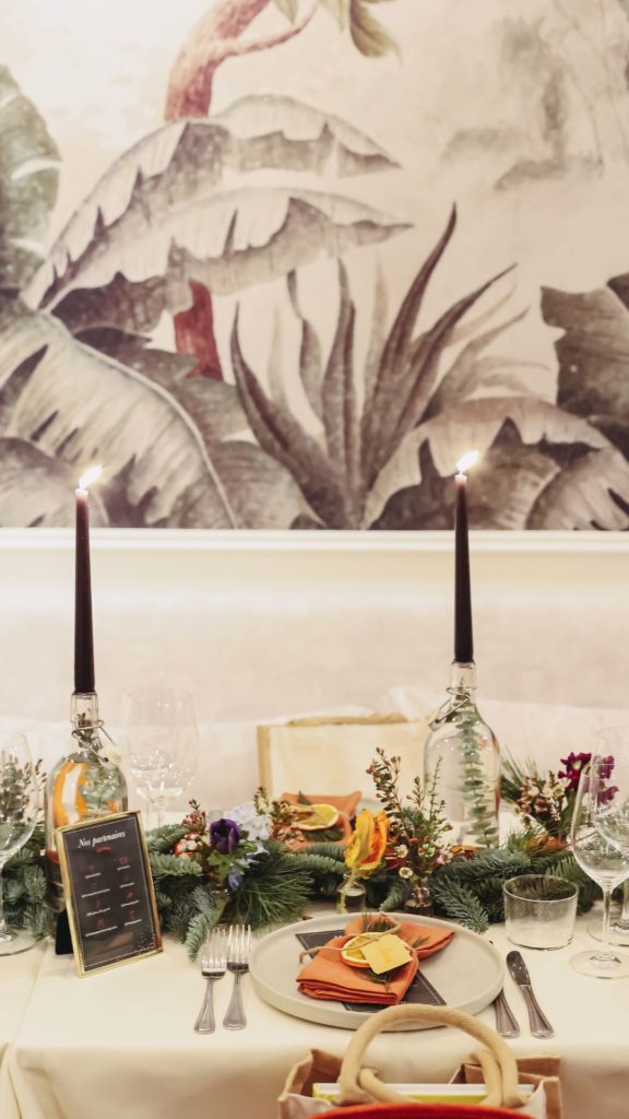 table de Noël décoration