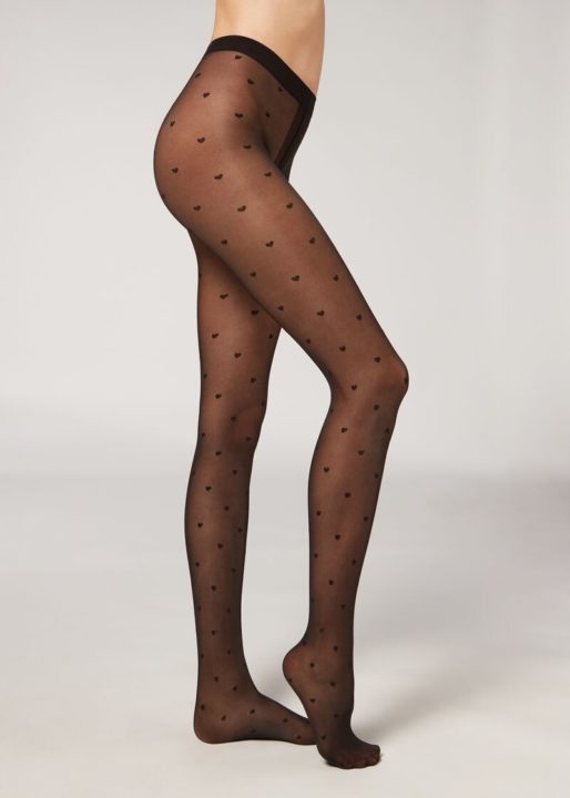 Collants Petits Coeurs 30 deniers Calzedonia