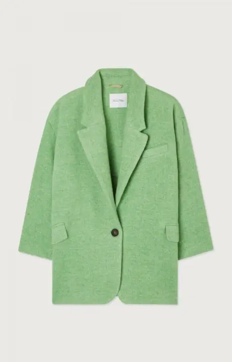 Blazer Vert Femme American Vintage