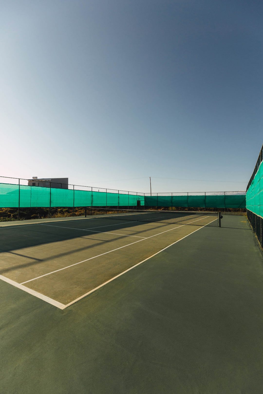 voyage Crete : terrain de tennis de la Villa Gardenia