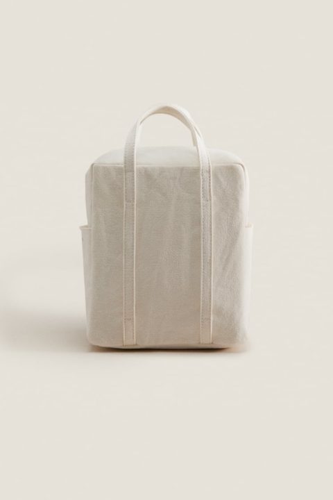 sac isotherme en lin écru Zara Home
