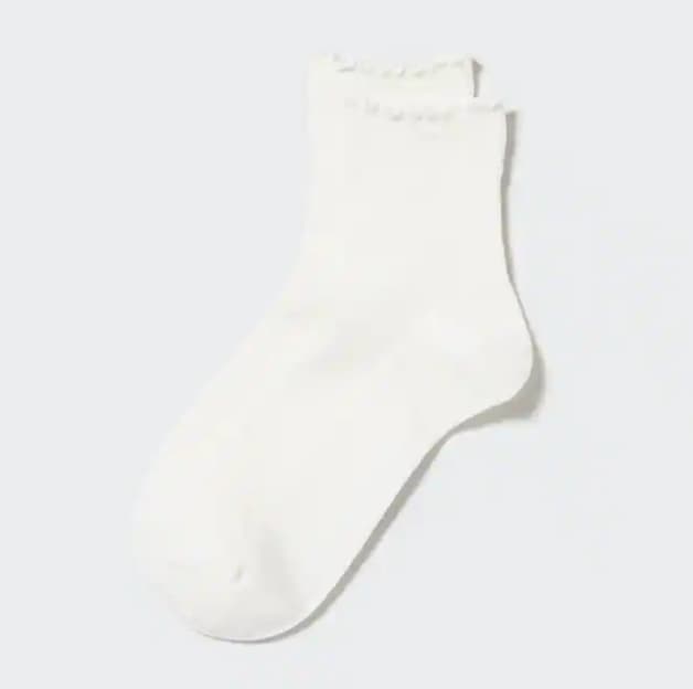 Chaussettes thermiques blanches - Uniqlo