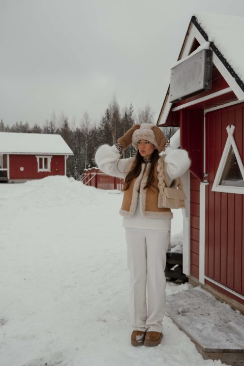 Tenue de grand froid en Laponie