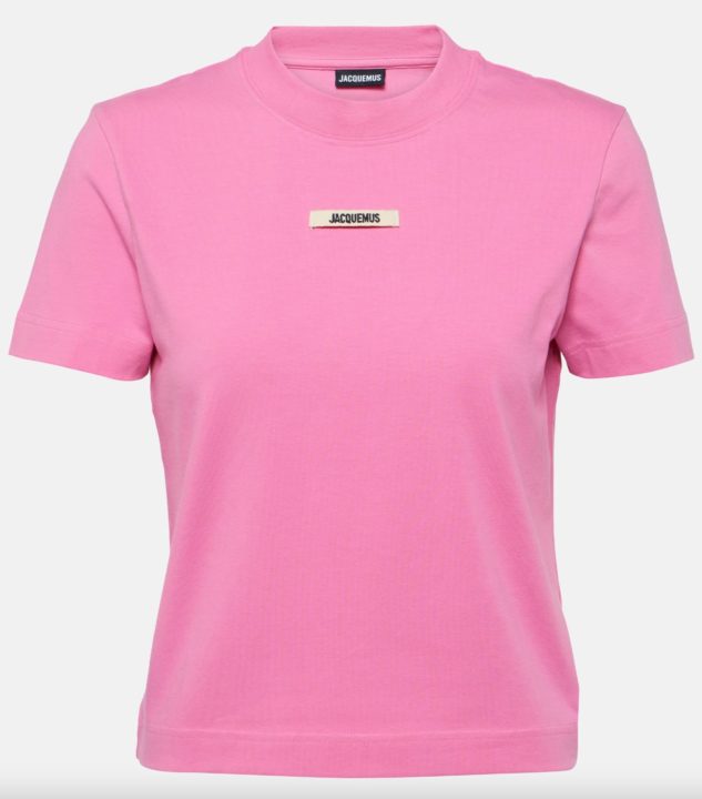 t-shirt rose femme Jacquemus