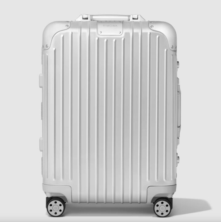 valise cabine gris métallisé Rimowa