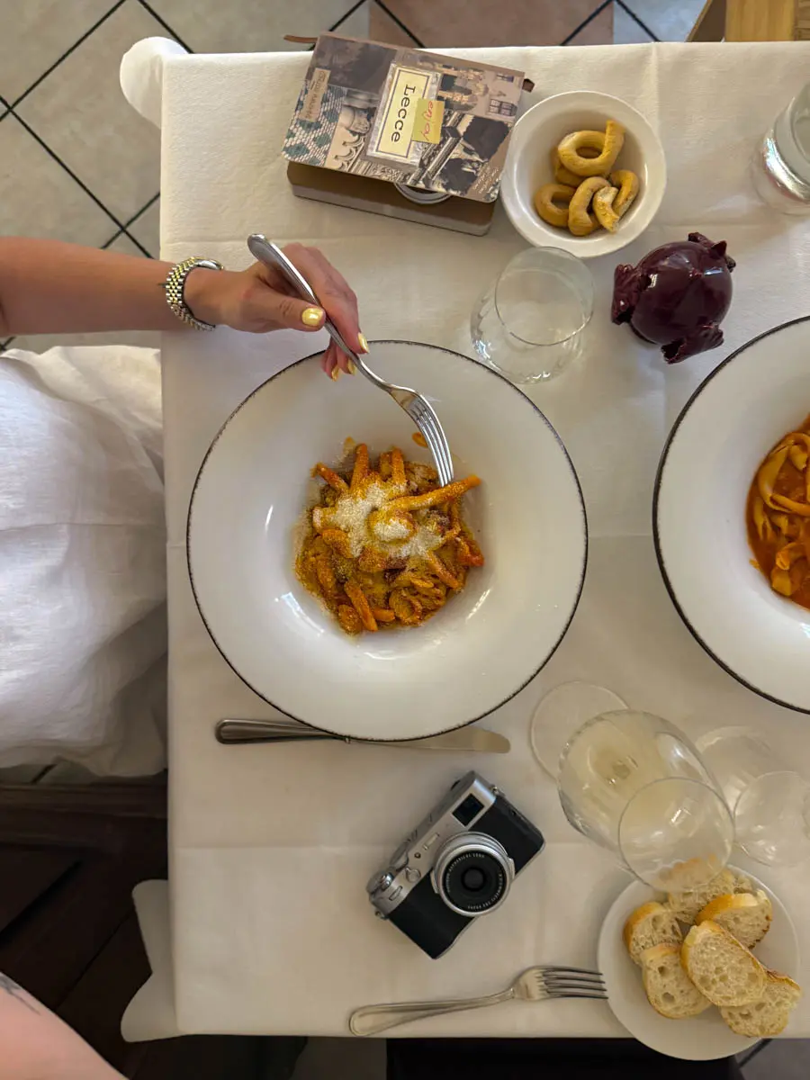 Visiter Lecce : manger à l'Osteria degli Spiriti