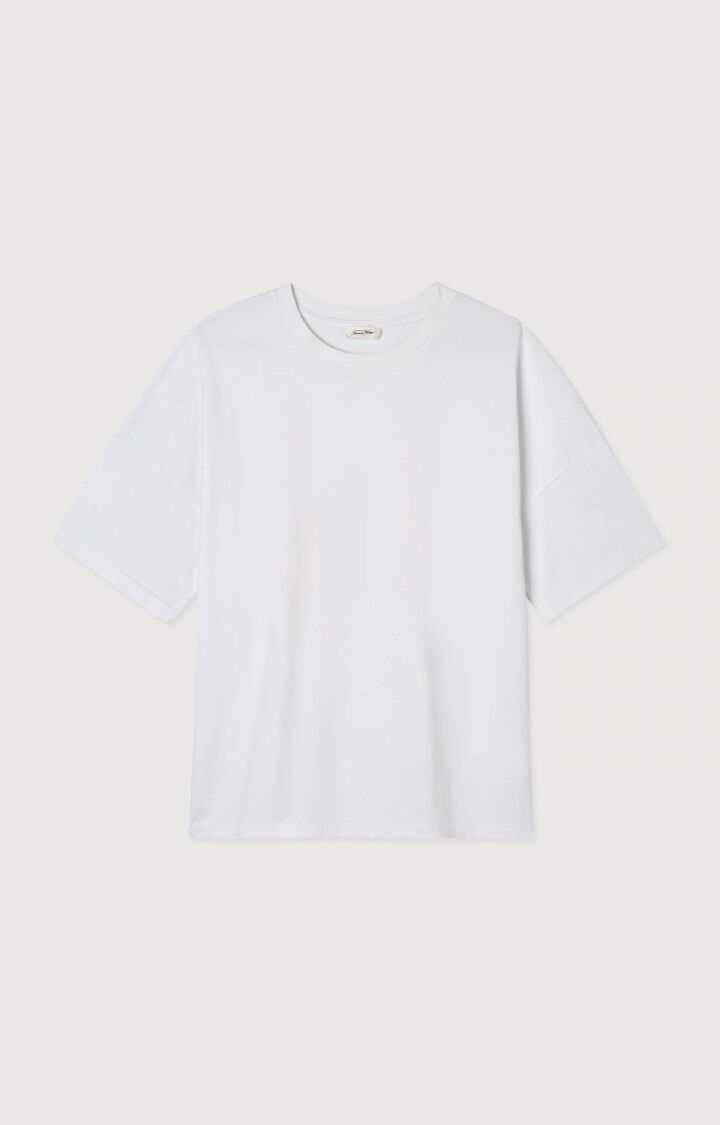 garde robe minimaliste : t-shirt blanc oversize American Vintage