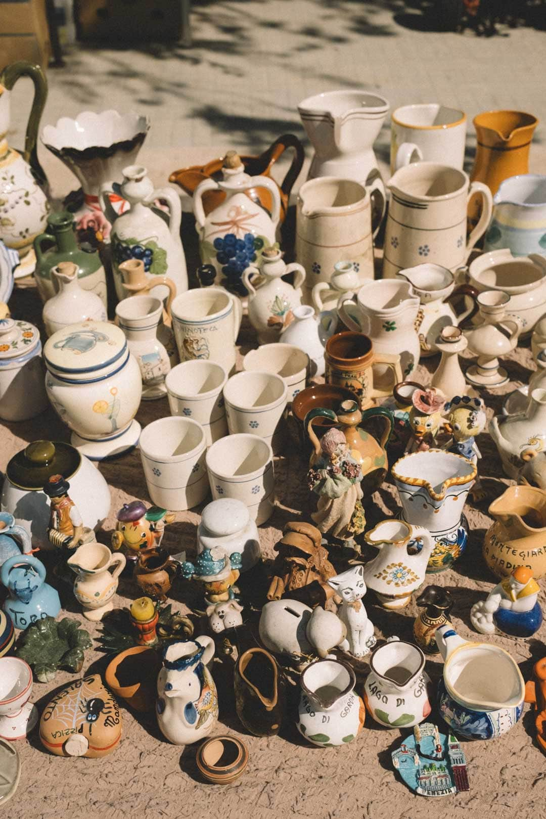 vide grenier dans les Pouilles : brocante d'Ostuni