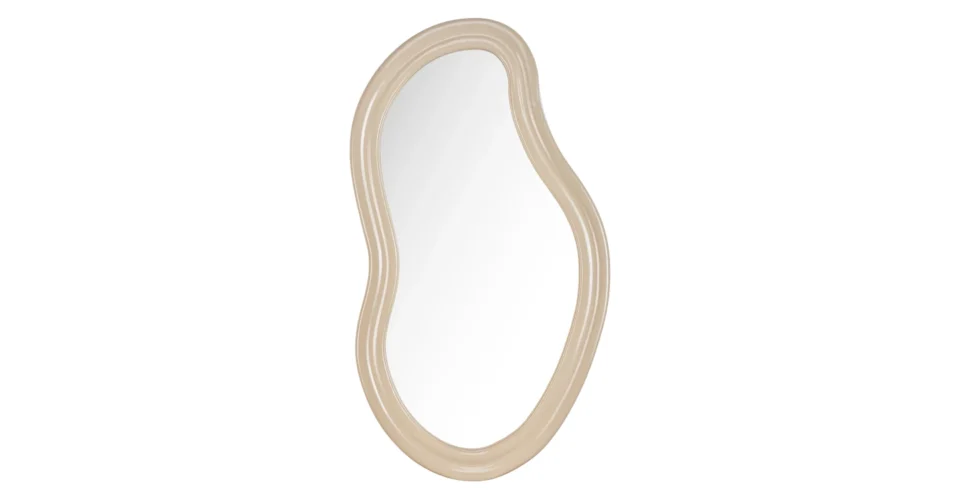 miroir forme organique avec contour beige NV Gallery