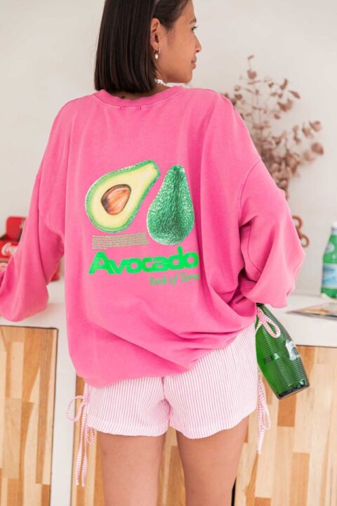 sweat oversize rose avocado Pretty Wire
