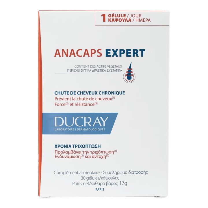 gélules Anacaps anti-chute de cheveux Ducray