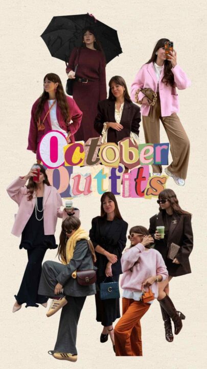 mes looks d'automne tendances du mois d'octobre