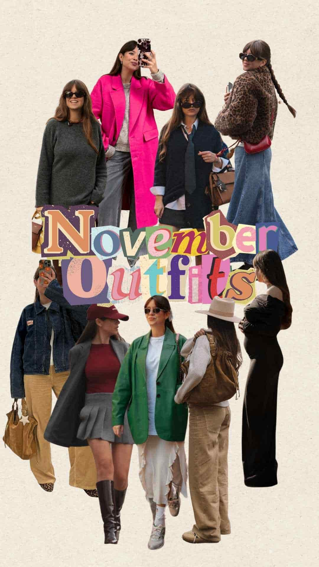 tenues automne-hiver tendances : mes looks portés en novembre