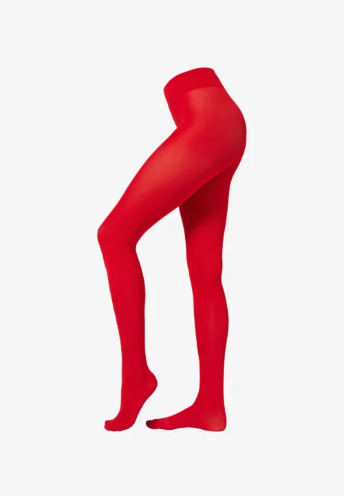 bas collant rouge 50 deniers Calzedonia