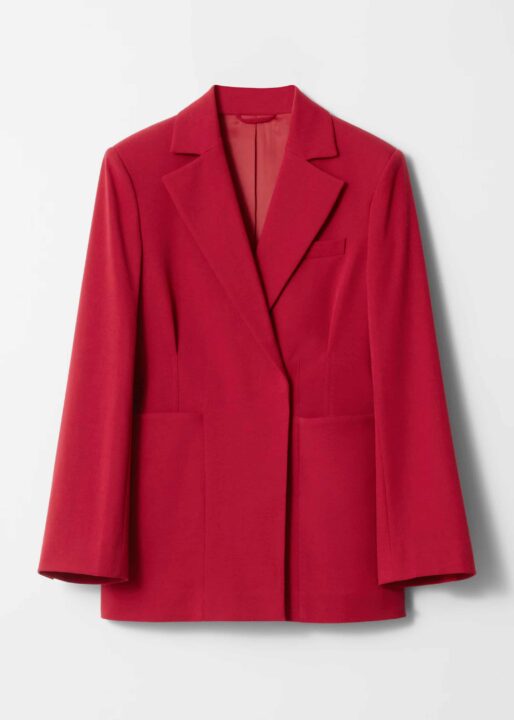 veste de blazer rouge femme & Other Stories