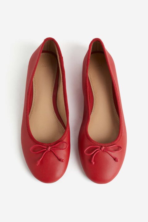 ballerines rouges H&M