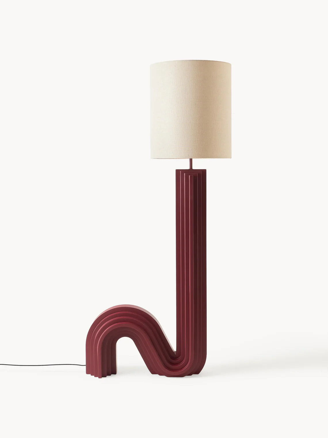 Westwing Collection lampadaire Luomo rouge et blanc