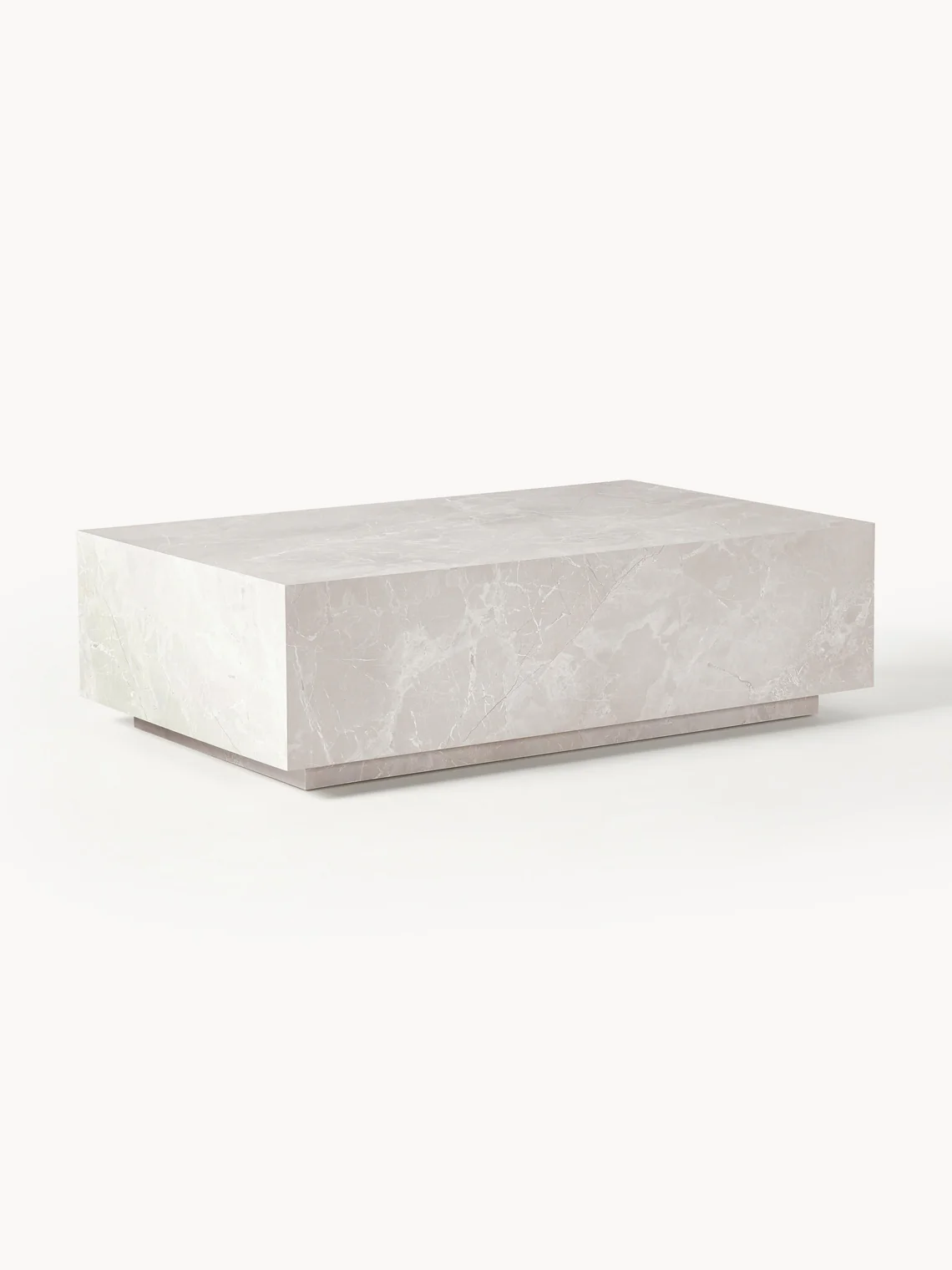 Westwing : table basse Lesley effet travertin
