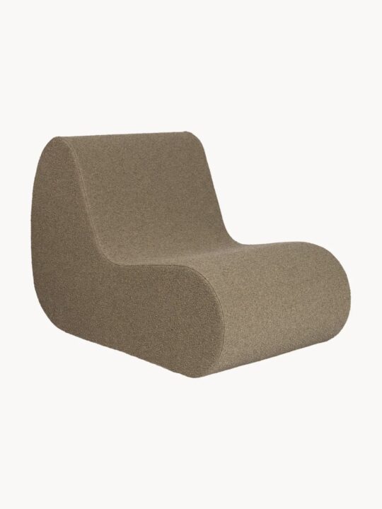 fauteuil de jardin lounge bouclé gris Westwing