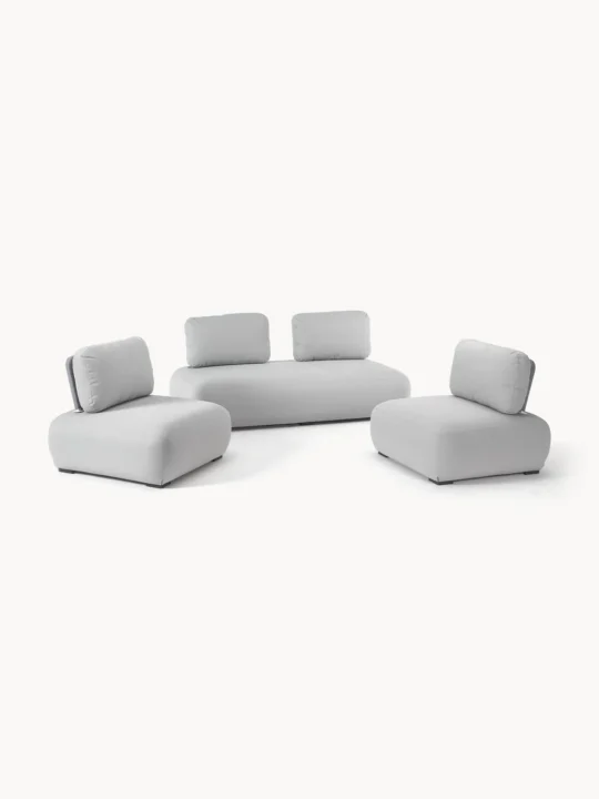salon de jardin gris clair Westwing